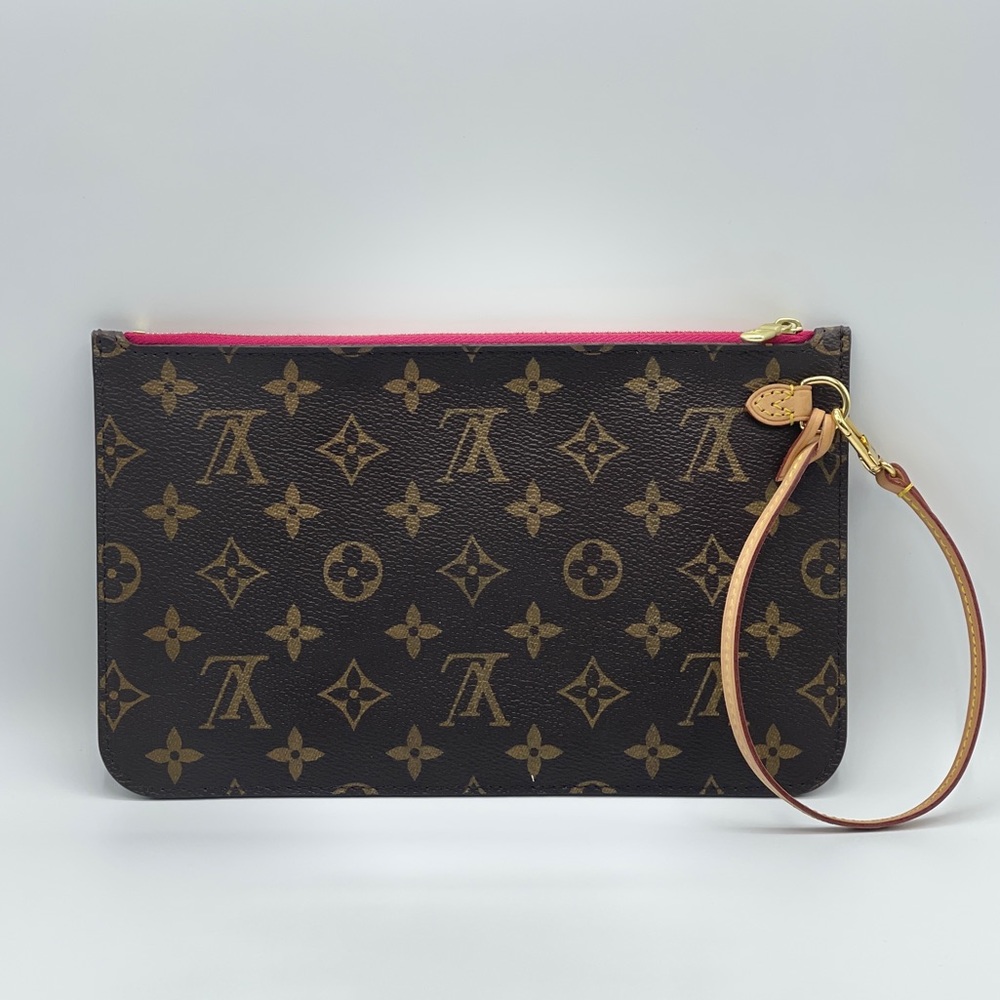 Louis Vuitton Saint Barth Neverfull Pivone Pochette Clutch Wristlet Pouch Rare